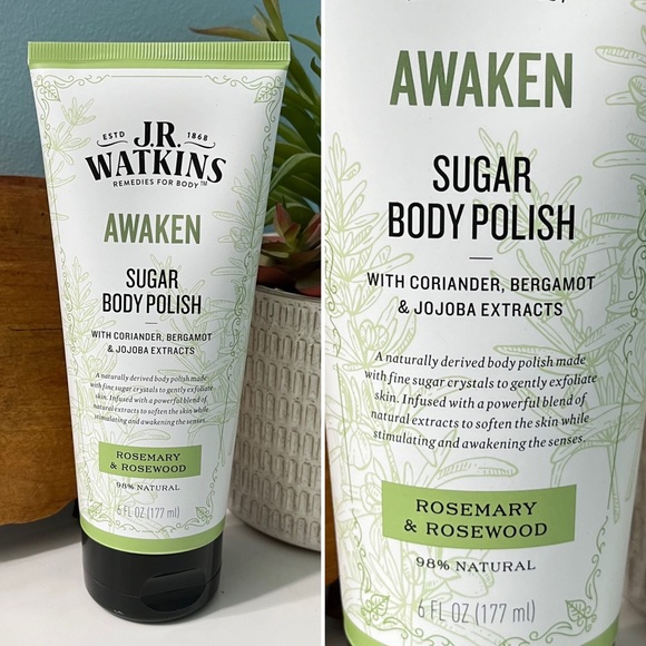 New JR Watkins Natural Awaken Body Care Set - Picture 2 of 5
